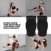 Queen Wear  Sleek Black Grip  Pole Dance Knee Pads  Perfect Woman Protection for Pylon Ballet Modern Dance (XL) view 3