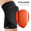 Queen Wear  Sleek Black Grip  Pole Dance Knee Pads  Perfect Woman Protection for Pylon Ballet Modern Dance (XL) view 4