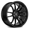 AVID.1 AV-20 Gloss Black 19x9.5 Custom Wheel 5x114.3 Bolt Pattern with +35 Offset Lightweight Performance Alloy Wheel Aggressive Street Style & Track-Ready Car Accessories view 1