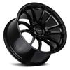 AVID.1 AV-20 Gloss Black 19x9.5 Custom Wheel 5x114.3 Bolt Pattern with +35 Offset Lightweight Performance Alloy Wheel Aggressive Street Style & Track-Ready Car Accessories view 3