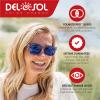 Del Sol Solize Color Changing Sunglasses For Kids - Changes From Blue & Yellow To Green In The Sun - Great Beach Accessory For Boys And Girls - Polarized Pro, 100% UVA, UVB Protection - Boys Of Summer view 2
