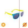 Del Sol Solize Color Changing Sunglasses For Kids - Changes From Blue & Yellow To Green In The Sun - Great Beach Accessory For Boys And Girls - Polarized Pro, 100% UVA, UVB Protection - Boys Of Summer view 4