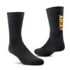 ARIAT Mens 2239-BLK Men`s Cotton 3Pk Crew Socks XL Black view 1