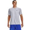 Under Armour Men's Velocity 2.0 Short Sleeve V Neck T Shirt, (011) Mod Gray / / Pitch Gray, Medium view 4