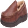 Haggar Men's Venetian Slipper Indoor/Outdoor House Shoe with Memory Foam Comfort Slipper, Smooth Tan, Medium view 1