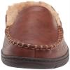 Haggar Men's Venetian Slipper Indoor/Outdoor House Shoe with Memory Foam Comfort Slipper, Smooth Tan, Medium view 2