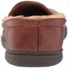Haggar Men's Venetian Slipper Indoor/Outdoor House Shoe with Memory Foam Comfort Slipper, Smooth Tan, Medium view 3