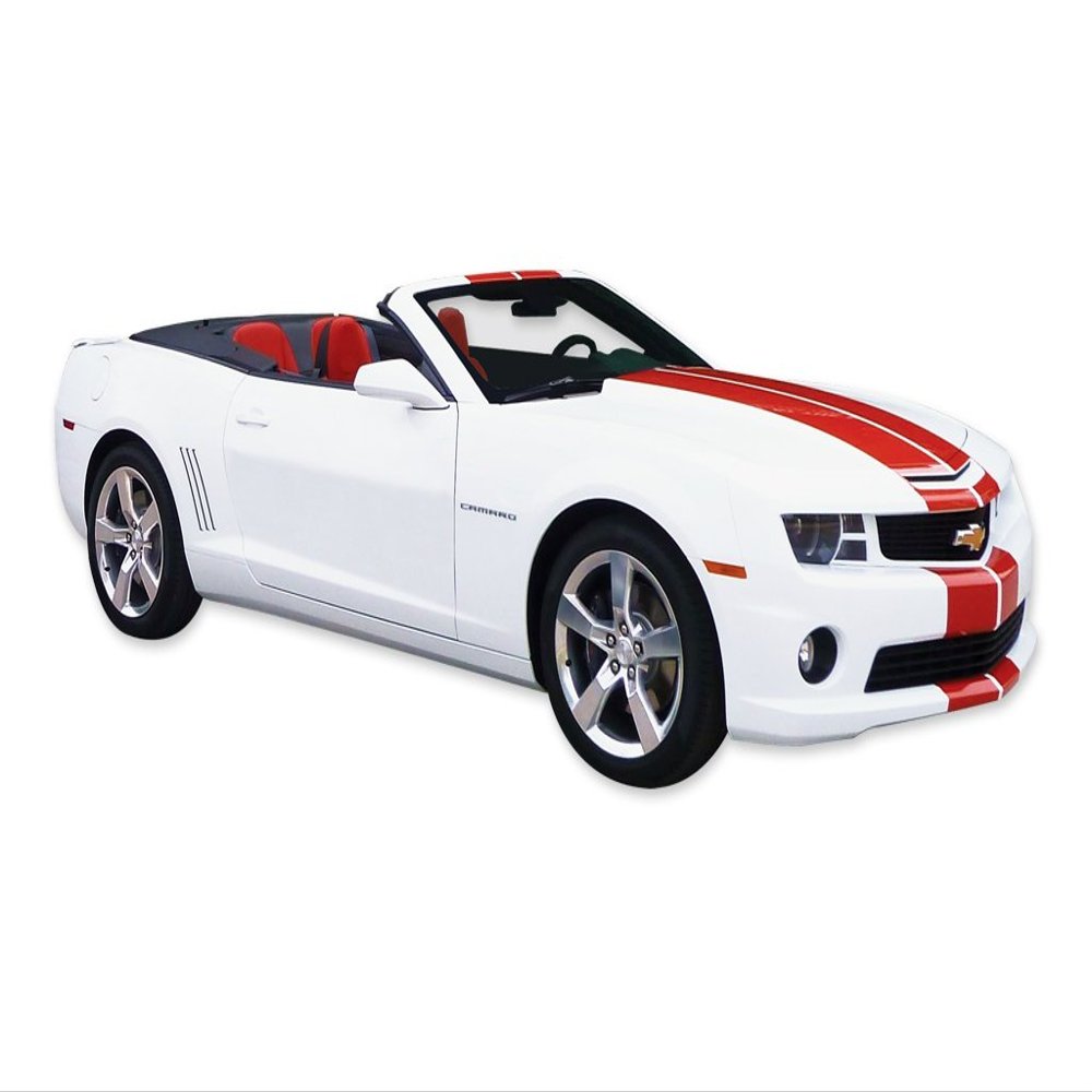 Phoenix Graphix Replacement for 2011 2012 2013 Camaro Convertible Indy Pace Car SS Super Sport Decals Stripes Kit - Orange