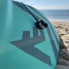 VAMO SUP Stand Up paddleboard 4-way stretch UV board cover for paddleboards, kayaks, and surfboards (Paddleboard not included) (Caribbean, 9'-10'6 - Seller Fulfilled +$10) view 3