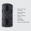 Clever Yoga Hot Yoga Mat Towel  Non-Slip Grip for Hot Yoga, Sweat Absorbent, Honeycomb Silicone Grip, Stays Flat  Ideal for Pilates, Travel, Washable & Lightweight - Gray view 3