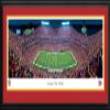 Kansas City Chiefs, Night Game at Arrowhead Stadium - 44x18-inch Double Mat, Deluxe Framed Picture by Blakeway Panoramas view 1
