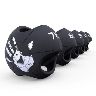 Medicine Balls AGYH Binaural, Rubber Ball Fitness Stretch Ball, Boxing Training Gravity Ball, Comfortable and Non-Slip Handle, Multiple Sizes, 3-12KG (Size : 6kg/13.2lb)
