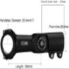 BESNIN Adjustable Bike Stem 0-90 Degree 31.8mm or 25.4mm60mm or 90mm or 93mm or 100mm, Adjustable MTB Stem Black or Red Mountain Bike Handlebar Stem for Bicycle, Road Bike, MTB (0-90 25.4 * 100) view 2