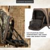 Insights Hunting by frogg toggs - The Element, Heavy Duty 1,831 Cubic Inch Hiking Fishing Camping Hunting Backpack, Solid Elements Brown view 4