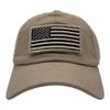 Altis Apparel American US Military Embroidered Flag Soft Mesh Hat Trucker Cap (Removable Patch - Khaki) view 3