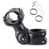 Azarxis Adjustable Bike Stem 25.4mm 31.8mm Stem 90mm 110mm 120mm 130mm 0-60 Degree Mountain Bike Stem Short Handlebar Stem for Bicycle, Road Bike, MTB, BMX, Cycling (25.4 x 90mm) view 1