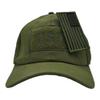 Altis Apparel American US Military Embroidered Flag Soft Mesh Hat Trucker Cap (Removable Patch - Olive) view 4
