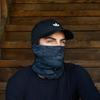 Controller Gear Neck Gaiter Face Mask Scarf, Made in the USA. Sun & Dust Protection, Sport, Bandanas for Fishing, Hiking, Cycling, Motorcycling - Black Camo view 3