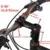 BESNIN Adjustable Bike Stem 0-90 Degree 31.8mm or 25.4mm60mm or 90mm or 93mm or 100mm, Adjustable MTB Stem Black or Red Mountain Bike Handlebar Stem for Bicycle, Road Bike, MTB (0-90 31.8 * 93) view 4