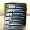 SayitBands Fifty (50) Worn Distressed Flag Blue Line Wristband Bracelets view 4