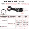 Azarxis 25.4mm 31.8mm Stem 90mm 110mm 120mm 130mm 0-60 Degree Adjustable Bike Stem Mountain Bike Stem Short Handlebar Stem for Bicycle, Road Bike, MTB, BMX, Cycling (31.8 x 120mm) view 2