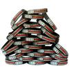 SayitBands One Hundred (100) Worn Distressed Flag Red Line Wristband Bracelets view 1