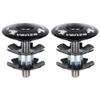 CyclingDeal Venzo Bike Bicycle Fork Tube Lightweight Alloy Star Nut 1-1/8" with Headset Cap Kits - 2 Pack