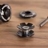 CyclingDeal Venzo Bike Bicycle Fork Tube Lightweight Alloy Star Nut 1-1/8" with Headset Cap Kits - 2 Pack view 3