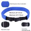 Wisdompro Swim Training Belt, 2M Swim Bungee Cords Resistance Band, Swim Tether Stationary Swimming Harness, Static Swimming Belt for Pool - Blue view 3