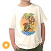 Del Sol Color Changing Toddler Boys Crew Tee - Pirate Trio, Natural, Size 4T view 4