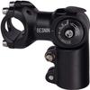 BESNIN Adjustable Bike Stem 0-90 Degree 31.8mm or 25.4mm60mm or 90mm or 93mm or 100mm, Adjustable MTB Stem Black or Red Mountain Bike Handlebar Stem for Bicycle, Road Bike, MTB (0-90 25.4 * 60) view 1