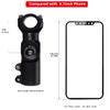 BESNIN Adjustable Bike Stem 0-90 Degree 31.8mm or 25.4mm60mm or 90mm or 93mm or 100mm, Adjustable MTB Stem Black or Red Mountain Bike Handlebar Stem for Bicycle, Road Bike, MTB (0-90 25.4 * 60) view 3