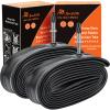 2-PCS 28"/29" Heavy Duty Bike Tubes 28/29x1.75/2.4 FV33mm Presta Valve 45/62-622 Bicycle Inner Tubes Compatible with 28/29x1.75/1.95/2.0/2.10/2.125/2.20/2.25/2.30/2.35/2.40 Bike Tire Tubes view 1