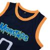 VOVIDEA Mens Basketball Jersey Alien 0 Monstars Space Movie Jersey Dark Blue (Dark Blue, Small) view 3