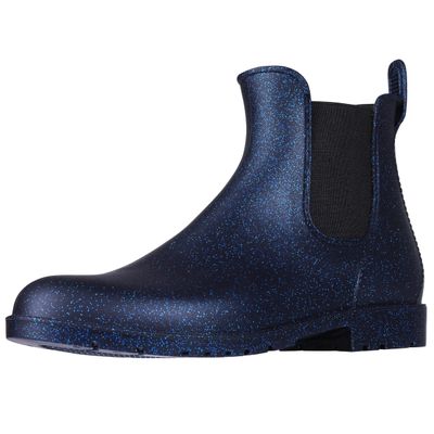 Asgard Women's Ankle Rain Boots Waterproof Chelsea Boots, Starry Blue 43 (Size 12)