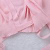 Kaerm Kids Girls Solid Sweater Knitwear Striped Ballet Dancing Training Clothes Gymnastics Cardigan Thickened Shawl Pink 3-4 view 3
