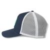 AMERICAN NEEDLE Seattle Kraken Officially Licensed NHL Valin Adjustable Snapback Trucker Baseball Hat, White/Navy (42962C-SEK-WHNV) view 2