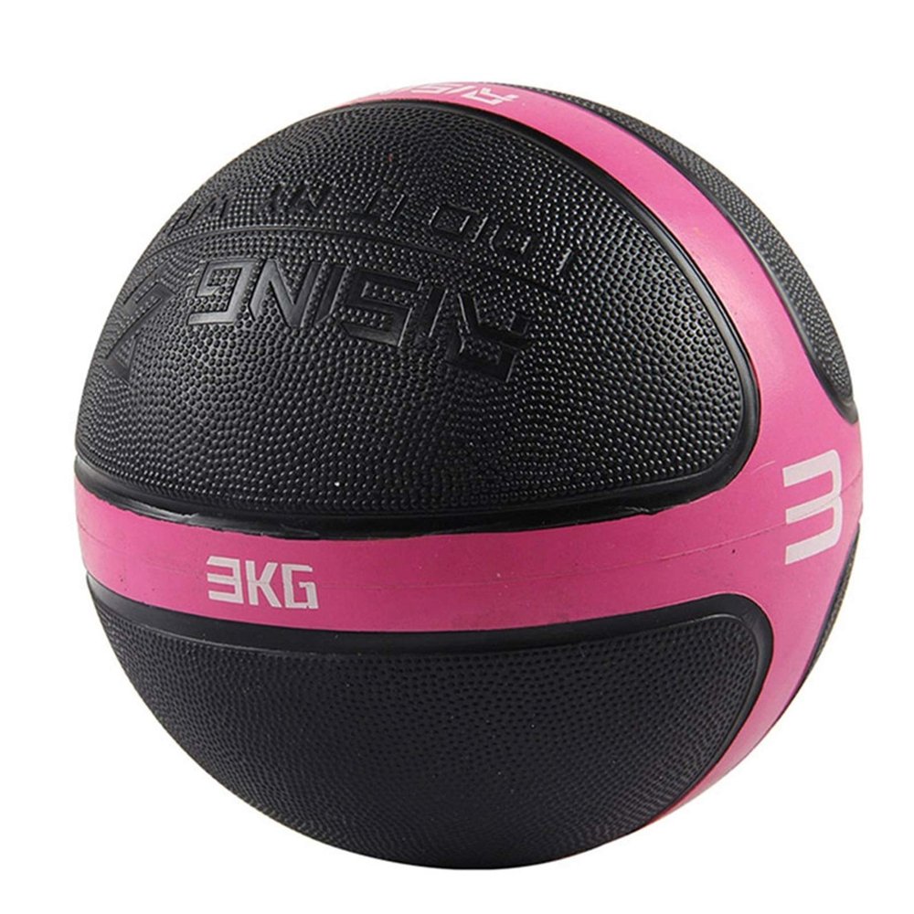 Medicine Balls AGYH Rubber, Elastic Fitness Squash, Optional Weight of 1/2/3/4/5/6/7/8/9/10kg, Suitable for Core Training and Aerobic Exercise (Size : 3kg/6.6lb)