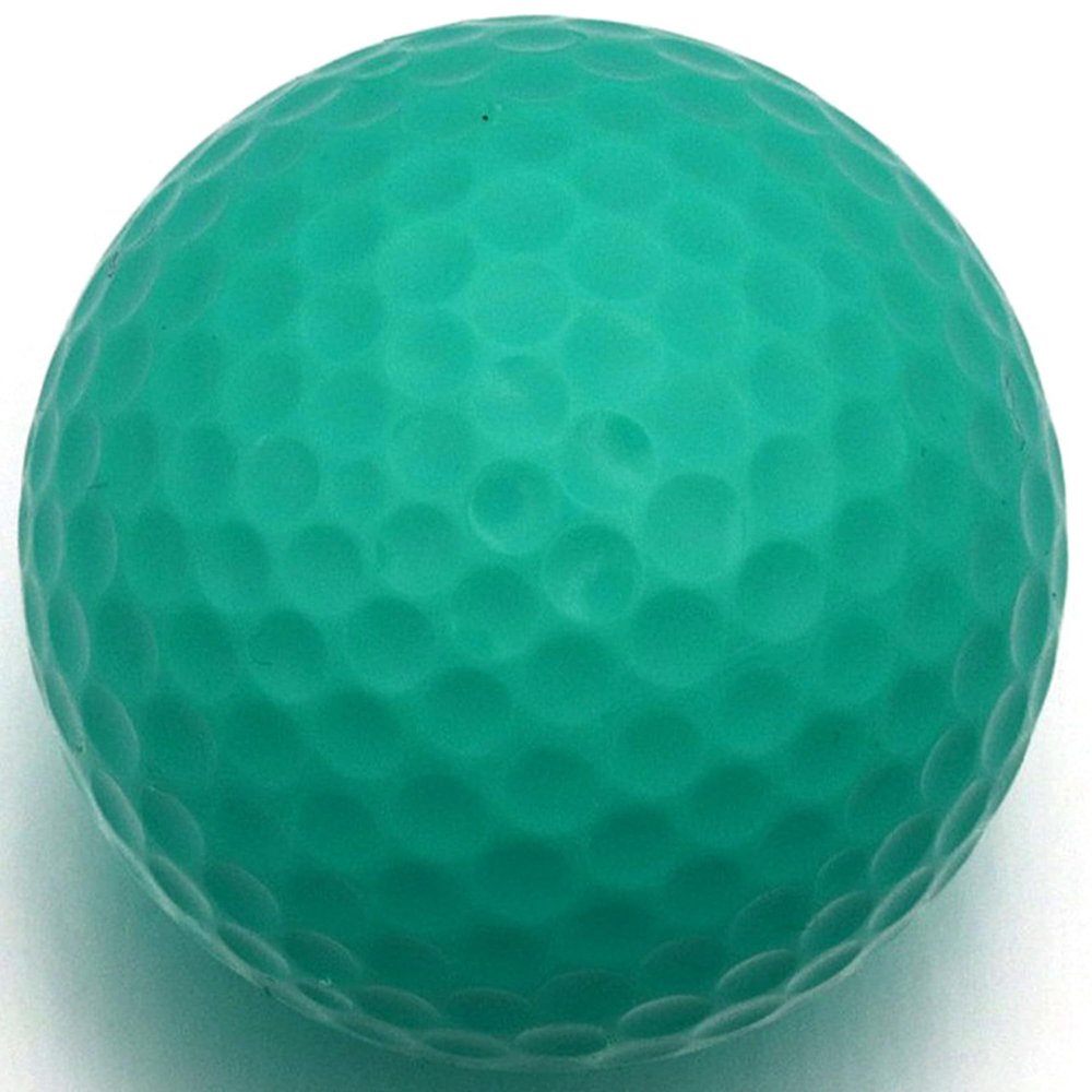GBM Plain Caribbean Green Golf Balls Standard 2-Piece Construction Practice Golf Balls Gift for Dad, Husband, Perfect for Parties, Events & Short Game Practice, Birthday's, Father's Day, Set of 12