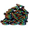 SayitBands One Hundred (100) Pride Wristband Bracelets view 1