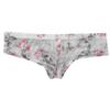 LiiYii Men's Sexy Sissy Pouch Panties Silk Transparent Bikini Briefs Flower Printed Underpants White&Type A Small view 3