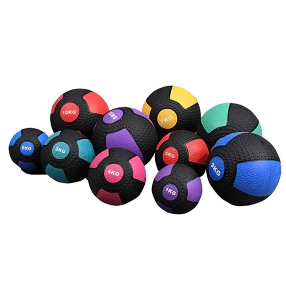 Medicine Balls AGYH, Rubber Ball Bouncy Ball, Multifunctional Home Fitness Ball, Core Strength Muscle Training Equipment, 1-10KG Weight Optional (Size : 1kg/2.2lb)