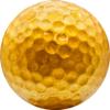 Plain Color Golf Balls 1 Dozen Blank, Non-Printed (Gold) view 1