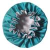 AKISS Reversible Satin Silk Sleep Hair Bonnet for Preemie Newborn Baby Girl Boy (Turquoise/Silver, 0~1M) view 3
