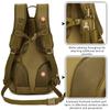 Protector Plus Tactical Motorcycle Backpack Small Military Cycling Daypack Army Assault Pack Bug Out Bag Hiking Camping Rucksack (Patch Included),Brown view 2