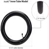 2-Pack 12.5 x 2.25 Scooter Tire Tubes 12 1/2 x2 1/4 CR202L-A60 Angled Valve Stem Heavy Duty 12" Bike Tubes Compatible with Most 12.5 X 1.75/2.25" 12 1/2 x2 1/4 Kid Bike Tubes/Scooter Inner Tubes view 4