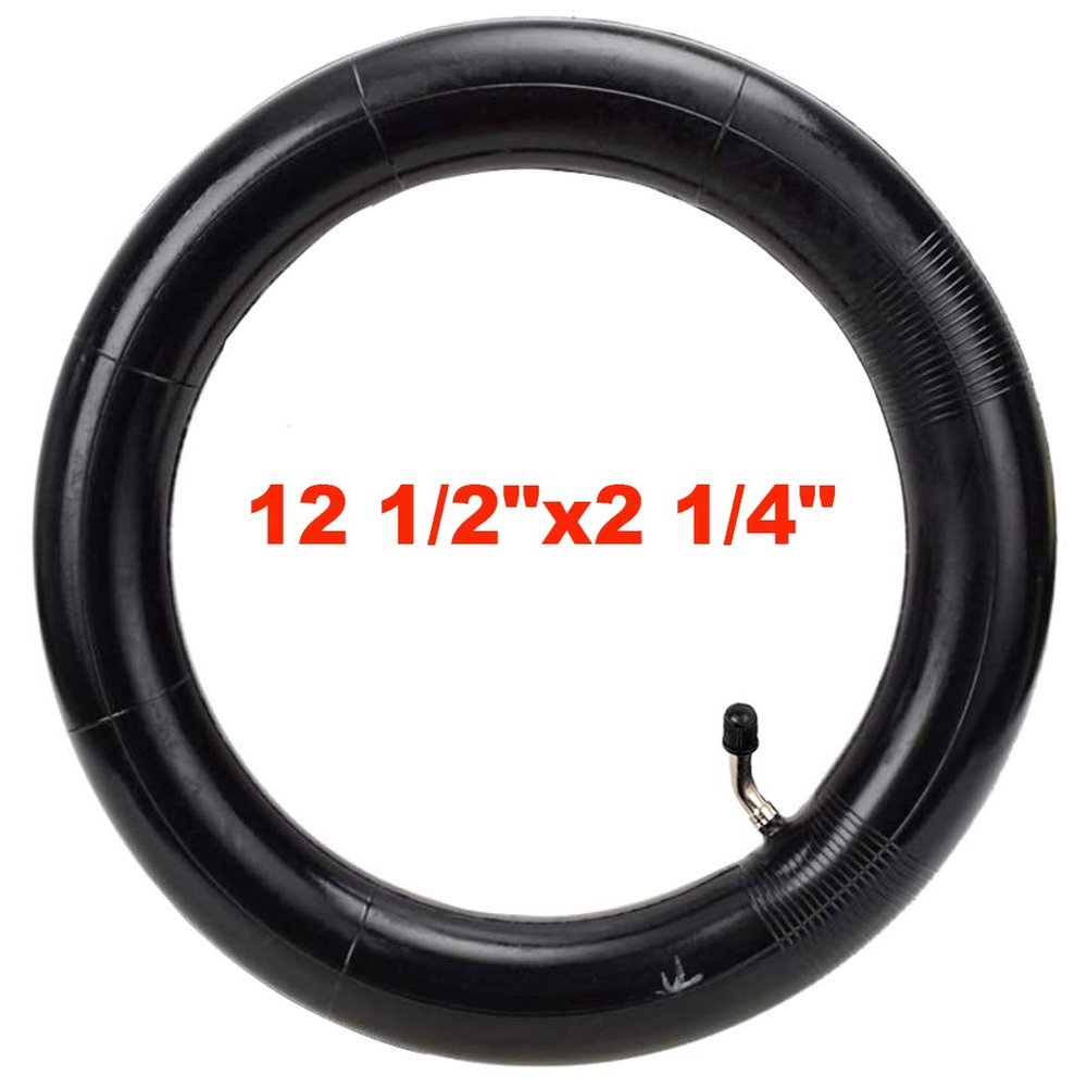 1-Pack 12.5" Scooter Inner Tube 12 1/2 x 2 1/4 Angled Valve Stem 12.5" x 2.25" Tube Compatible with 12.5X1.75 12.5 X 1.95 12.5 X 2.125 12.5 x 2.25 Most Bike and Scooter Tire Tube
