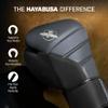 Hayabusa T3 Boxing Gloves for Men and Women Wrist and Knuckle Protection, Dual-X Hook and Loop Closure, Splinted Wrist Support, 5 Layer Foam Knuckle Padding - Charcoal/Black, 18 oz view 2