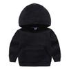 1-8 Years Kids Boys Girls Hoodies Cotton Basic Pullover Hooded Sweatshirt Kids Casual Classic Solid Sports Hoodie Tops Pocket (2 Pack(Black+Blue),3T) view 2