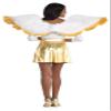 Angel Gold Tip Wings Costume Accessory - 26" x 30", White - 1 Pc. view 1